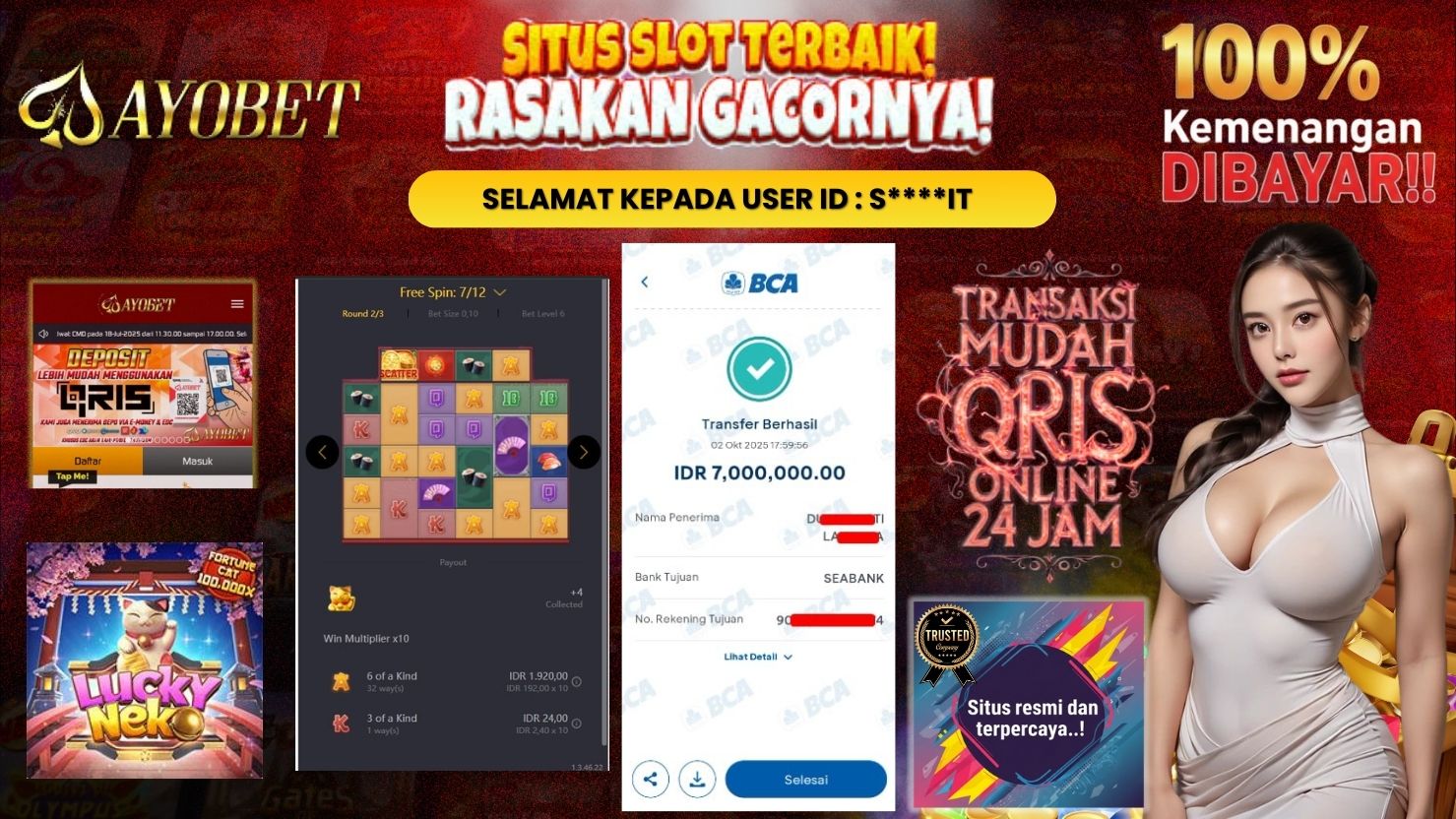 AYOBET JACKPOT SLOT LUCKY NEKO